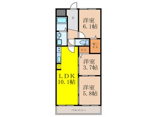 メゾン英陽摂津の物件間取画像